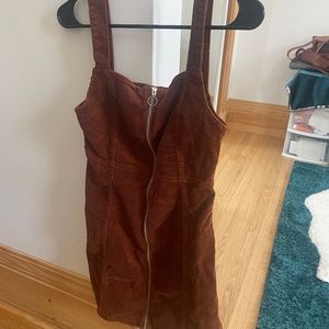 Zip up corduroy jumper
